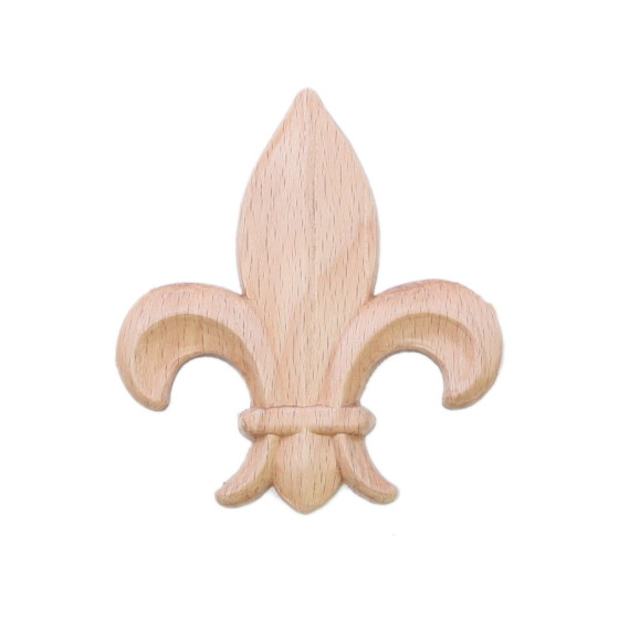 Die französiche Lillie als Holzornament | Holzverzierung