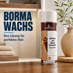 Borma Wachs Moisture and Bloom Eliminator – Effektiver Entferner von Feuchtigkeits- und Alkoholflecken auf lackierten Oberflächen