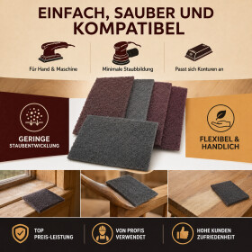 PROFI Schleifvlies – Hochwertige Schleifmittel für Holz, Metall und Kunststoff