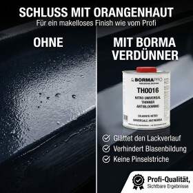 Nitro Universal Verdünner 1L – Hochwirksamer Reiniger & Lösemittel für Lacke, Farben, Harze – Profi Qualität
