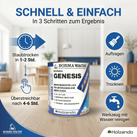 BORMA GENESIS Lack Emaile für alle Untergrunde auf...