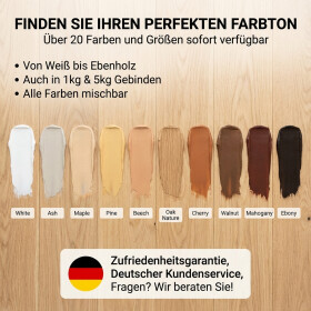Acryl Holzkitt Feinspachtel für Holz, OSB und Wände in der Tube
