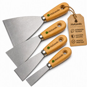 Holzando Spachtel – Edelstahl Spachtel mit...