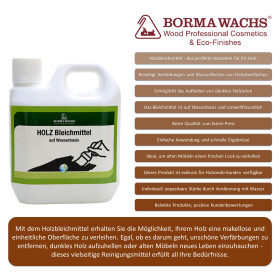 Holz Bleichmittel 1 Liter zum Holz bleichen und Aufhellen...