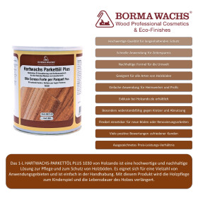 Hartwachsöl für Parkett 5 L – Borma...