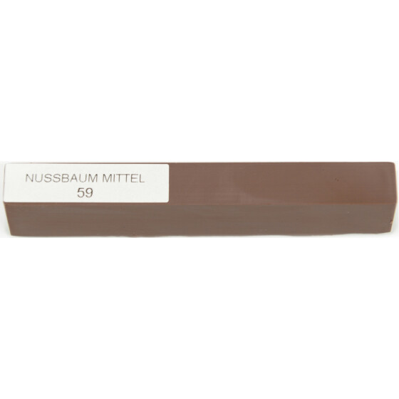 Hardwachs Kitt Stange 20g Nussbaum mittel
