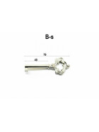 Möbelschlüssel IC Schliessung B-s