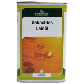 Gekochtes Leinöl: natürliches Holzöl für...