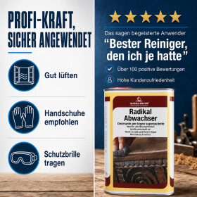 BORMA Wachs Radikal Abwachser | Wachsentferner für Holz | 250 ml – 5 Liter