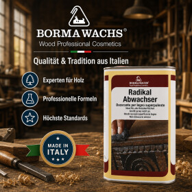 BORMA Wachs Radikal Abwachser | Wachsentferner für Holz | 250 ml – 5 Liter