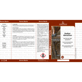 BORMA Wachs Radikal Abwachser | Wachsentferner für Holz | 250 ml – 5 Liter