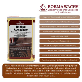 BORMA Wachs Radikal Abwachser | Wachsentferner für Holz...