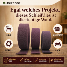 PROFI Schleifvlies Rolle – Hochwertiges...