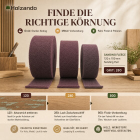 PROFI Schleifvlies Rolle – Hochwertiges Schleifmaterial für Perfekte Oberflächen
