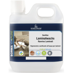 Laminat Wachs | 1 Liter | Borma Wachs | Streifenfrei...