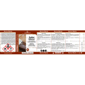 Radikal Abbeizer Gel 750 ml zum Holz abbeizen und Lack entfernen