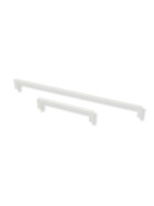 Elegante eckige Möbelgriffe weiß 320mm
