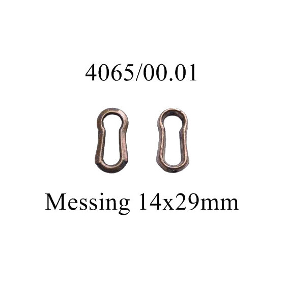 Messing Schlüsselschild 4065/00.01