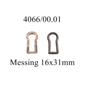 Messing Schlüsselschild 4066/00.01
