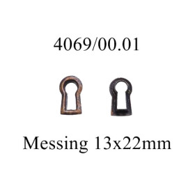 Messing Schlüsselschild 4069/00.01