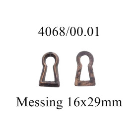 Messing Schlüsselschild 4068/00.01