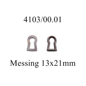 Messing Schlüsselschild 4103/00.01