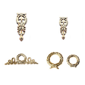 Ornament 24k vergoldet