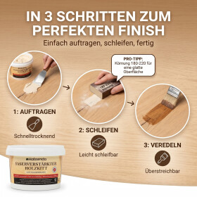 Faserverstärkter Holzkitt "Extra Stark" für Holz