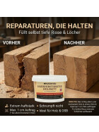 Faserverstärkter Holzkitt "Extra Stark" für Holz