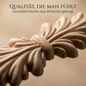 Eck-Ornamente aus Holz zur Verzierung antiker Möbel