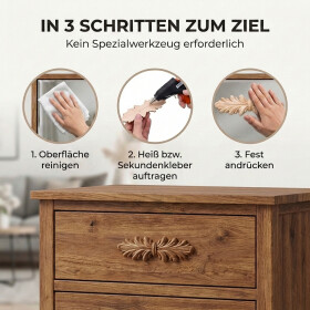 Eck-Ornamente aus Holz zur Verzierung antiker Möbel