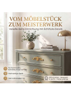 Eck-Ornamente aus Holz zur Verzierung antiker Möbel