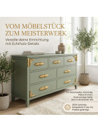 Eck-Ornamente aus Holz zur Verzierung antiker Möbel