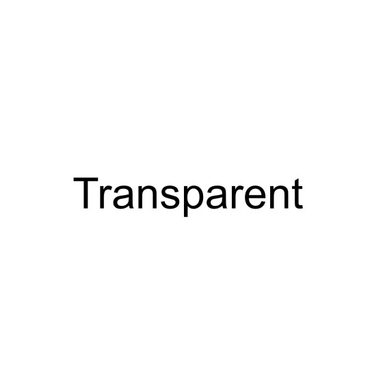 Transparent